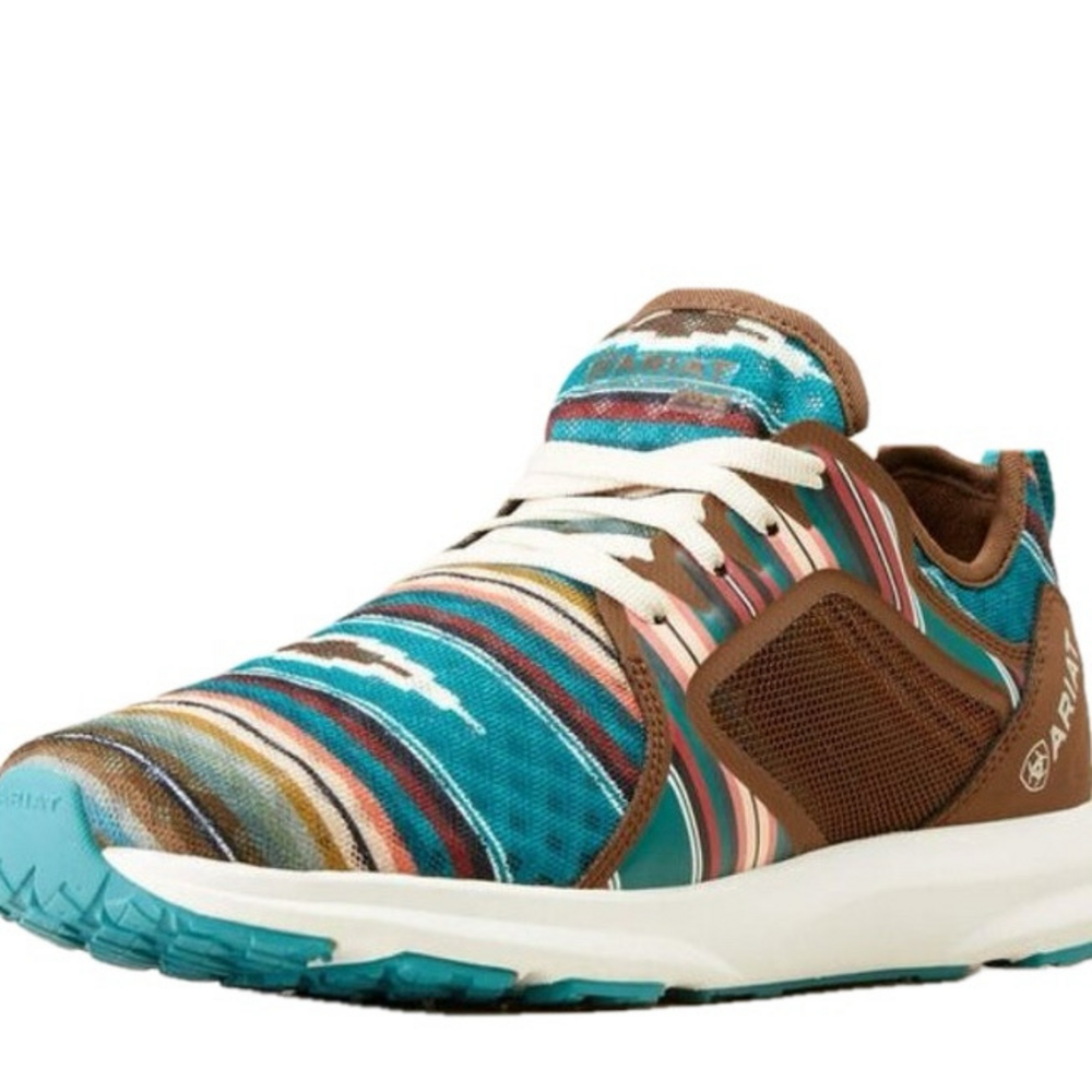 Ariat Teal Brown Multi-Color Women's Sneakers